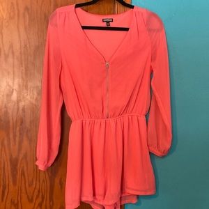 Womens/Juniors Express Small 1 piece outfit pink